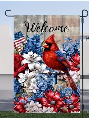 Welcome Memorial Garden Flag